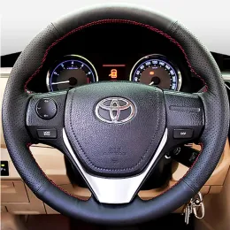 Customise Microfiber Leather Car Steering Wheel Cover For Toyota 2013-2018 Corolla 2014-2019 Corolla iM (US) 2017-2018 Auris