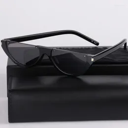 Sunglasses Acetate Small Half Frame For Women Brand Designer Vintage Eyewear Girls Party Shades Female Sun Glasses
