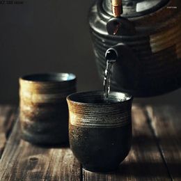 Cups Saucers Japanese Style Teacup Water Cup Stoare Ceramic Hand-painted Kungfu Cuisine Drinkware Tea