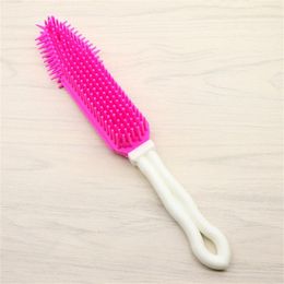 Dog Apparel Pet Supplies Cat And Bathing Long Handled Bath Brush Soft Head Massage Go Floating Clean Gentle