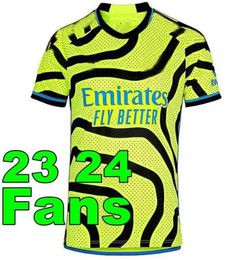 SAKA Soccer Jerseys G. JESUS ODEGAARD RICE HAVERTZ 23 24 Gunners MARTINELLI SMITH ROWE NKETIAH ZINCHENKO SALIBA TROSSARD Football Shirt Arsen Men Kids Child Sets 590