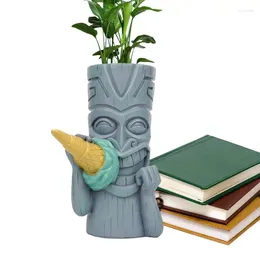 Vases Decorative Floral Totem Flower Vase Decor Table Centerpieces For Gardens Living Rooms Study