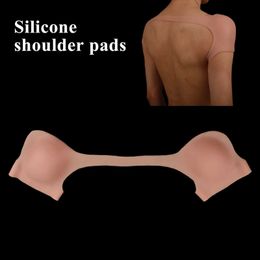 Breast Pad Drag Queen Silicone Shoulder Pads Female Invisible Shoulder Pads Self-Adhesive Shoulder Pads 45-70kg 35-43cm Wide Available 240330