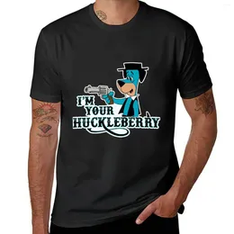 Men's Polos Im Your Huckleberry T-Shirt Graphics Animal Prinfor Boys T Shirts For Men