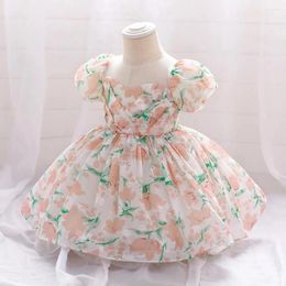 Girl Dresses Christmas Dress Birthday Princess For Girls Party Wedding Ball Gown Born Christening Baby Floral
