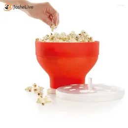 Bowls Foldable Safety Practical High Quality Healthy Environmental Friendly Popcorn Kitchen Silica Gel Simple Durable Bowl Portable