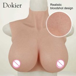 Breast Pad Dokier Realistic Silicone Breast Forms Fake Boobs Tits Shemale Transgender Sissy Drag Queen Crossdresser Breastplates Cosplay 240330