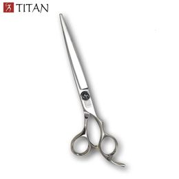 Titan high quality sus440c japan steel cut thinning 7inch8inch barber tools shears pet dog cat grooming scissors 240318