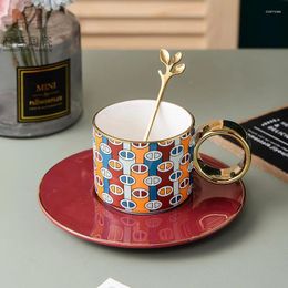 Cups Saucers Royal Style Top Grade Bone China Coffee Cup Elegant European Tea Set And Saucer Afternoon Teacup Nice Gift