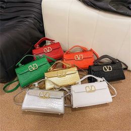 bag 2024 Handbags Small Square Womens Stone Pattern Small and Popular Western Style Sense Womens Single