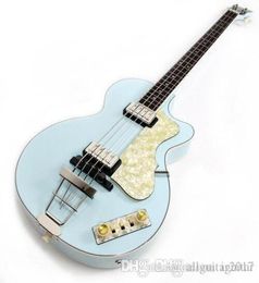 125th Anniversary 1950 Hofner Contemporary HCT 5002 Violin Club Bass Light Green Electric Guitar 30quot short scale White Pear5926906