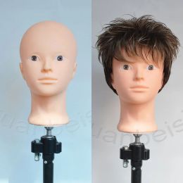 Stands Bald Head Training Head for Practise makeup women Mannequin Head for Wig Hat Display With free stand Hair finishing Wig Stand