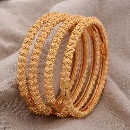 Bangles Hot Moroccan Gold Colour Bangles Little Bit Bracelet For Women Arabic Ethnic Wedding Jewellery Dubai Bangles Family Gift