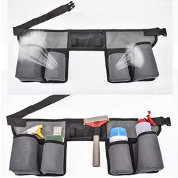 Storage Bags Waist Pouch Small Tool Bag With Belt For Women Men Fanny Pack Adjustable Cleaning Bottle