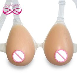 Breast Pad 500g/Pair A Cup Soft Silicone Fake Breast Form Boob Enhancer Sexy Bust Tits with Strap For Crossdresser Drag Queen Men 240330