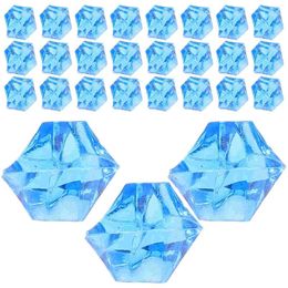 Vases 450 Pcs Simulated Ice Vase Acrylic Cubes Fake Model Decorative Artificial Po Props