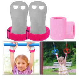 Gymnastics Palm Wrist Set Grips Weightlifting Straps Protector Belt Gymnastics Girls Bar Wear Resistant Wristbands Child Football