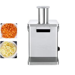 200W Electric VegetableDicing Machine Commercial Fruit Vegetable Cube Cutting Potato Onion Carrot Slicer