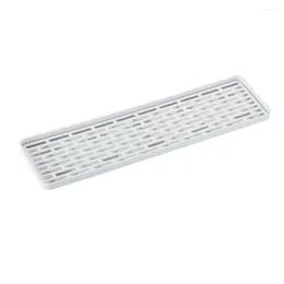 Tea Trays Dish Rack Drainer Tray Home Draining Easy To Clean Functional Hollow Plastics Space-saving Storage Upper Universal