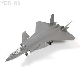 Aircraft Modle 1/72 China PLA J-20 Fifth Generation Stealth Fighter Glue Free Quick Spell Model Grand Parade Airplane Model Toy YQ240401