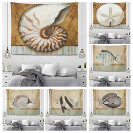 Tapestries Wall Decoration Aesthetics Home Tapestry Accessories Hanging Large Fabric Autumn Minimalist Bedroom Carpet Underwater World