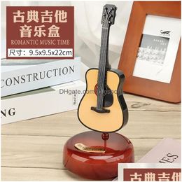 Arts And Crafts Boxes Classical Musical Instrument Octave To Violin Music Box Home Wine Cabinet Decoration Chinese Pipa Drop Delivery Dhnpy