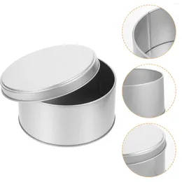 Storage Bottles 2 Pcs Tinplate Box Holiday Containers With Lids Christmas Cookie Tins Gift Large