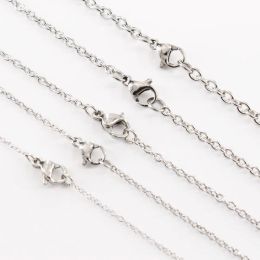 Necklaces welding cross chain 1.23.0mm stainless steel necklace chain women man lady punk fashion jewelry ZX585,ZX586