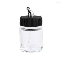 Storage Bottles 1pcs High Quality 22cc Ink Cup Glass Airbrush Pot Bottle Dual Action Painting Container Spray Gun Paint Jar