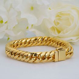 Custom Sier Plated Hip Hop Cuban Link Chain Bracelet For Men And Women