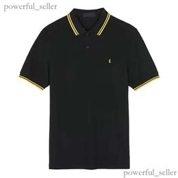 Men's Polos Fred Perry Mens Classic Polo Shirt Designer Embroidered Womens Tees Short Sleeved Top Size 681