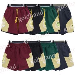 2024 Designer Rhude Shorts Mens Sport Short Pant Quick Drying Mesh Shorts Sport Street Shorts