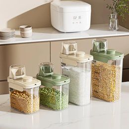 Liquid Soap Dispenser 1500/2500ml Transparent Sealed Jar Cereals Fresh Box Kitchen Storage Laundry Detergent Washing Powder Tank
