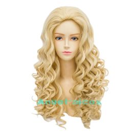 Wigs Fashion Women Blonde Wavy Victoria Style Party Cosplay Costume Wig Halloween Hot