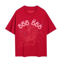 Sp5der t Shirt Mens t Shirts Poloshirt Shirt Sp5der Spider 555 Womens T-shirt Fashion Print Street Clothes Web Pattern Summer Sports Wear Top European S-xlNVT6