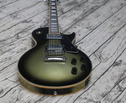 Custom Quality Electric Guitar Adam Jones Silver Burst Vintage Binding Over Frets Ebony Fingerboard8895880