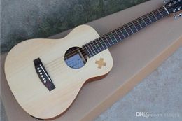 Picea Asperata 34quot Solid Top Acoustic Guitar with Fishman PickupX InlayChrome Hardwaresoffering Customised services6117383