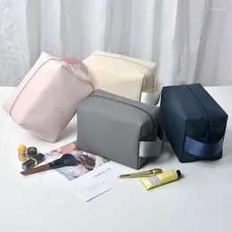 Storage Bags Waterproof Multipurpose Wash Bag Women's Solid Colour Cosmetics Sack Household Necessary Essential Octagonal Pouch Items