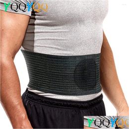 Waist Support 1Pcs Umbilical Hernia Belt Abdominal Binder For Belly Button Hernias Or Navel Pain Relief Brace Drop Delivery Sports Out Otbpk