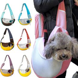 Breathable Dog Outdoor Travel Shoulder Bag for Dogs Cats Portable Packaging Pet Cat Carrier Backpack crossbody bag