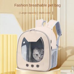 Cat Carriers Outdoor Pet Bag Portable Backpack For Pets Space Shopping Casual Breathable