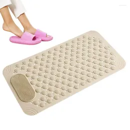 Bath Mats Bathtub Non Slip Mat For Tub Shower 27.2 14.4in Long Floor Soft And Machine Washable