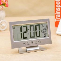 Table Clocks Digital Clock Weather Station Display Alarm Calendar Function Temperature Meter Decor Home Wireless Humid Q7o1