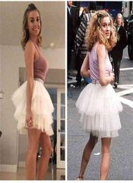 High Street Soft Tulle Ruffles Tiered Mini Skirts For Pretty Girls Zipper Short Women Tutu Custom Made 2105108305814