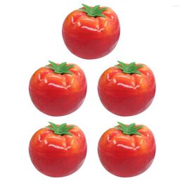 Party Decoration 5Pcs Artificial Tomatoes Simulation Tomato Prop Showcase Props Shop Display Models Decors