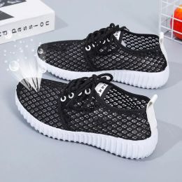 Shoes Women Running Sneakers Ladies Gym Shoes Outdoor Antiskid Sport Footwear Soft Bottom Walking Shoes Mesh Hollow Out Shoes