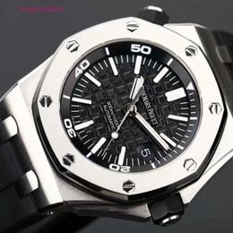 Custom AP Wristwatch Mens Watch Royal Oak Offshore Automatic Mechanical Diving Sports Second hand Luxury Watch Set 15710ST.OO.A002CA.02