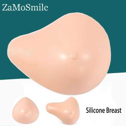 Breast Pad Light Silicone False Breast Fake False Breast Prosthesis Super Soft Silicone Gel Pad Supports Artificial Spiral For Women 240330