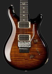 Private Stock Paul 24 Floyd 10 Top BWB Brown Curly Maple Top Electric Guitar Floyd Rose Tremolo 2 Humbucker Pickups 5 Way Switch9294591