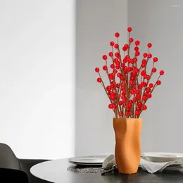Decorative Flowers Artificial Berries For Christmas Decoration Eye-catching Home Accents Xmas